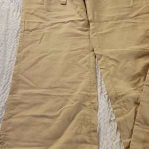 Tommy Hilfiger Tan Linen Pants